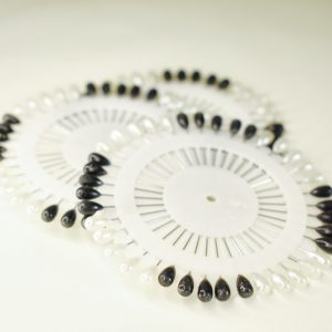 White & Black Pins
