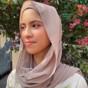 Chiffon Brown - Instant Hijab