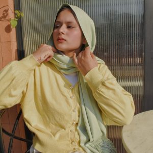 Cashmere Scarf - Pastel Green