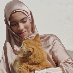Brown Silk - Instant Hijab