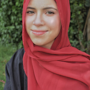 Chiffon Cherry Red - Instant Hijab